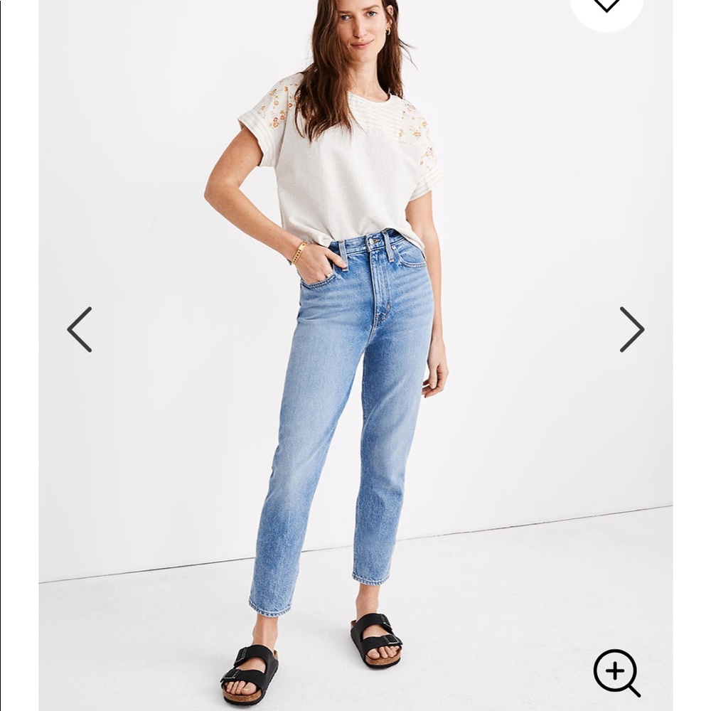 NEW • Madewell • Mom Jean Tapered Leg Melva 25